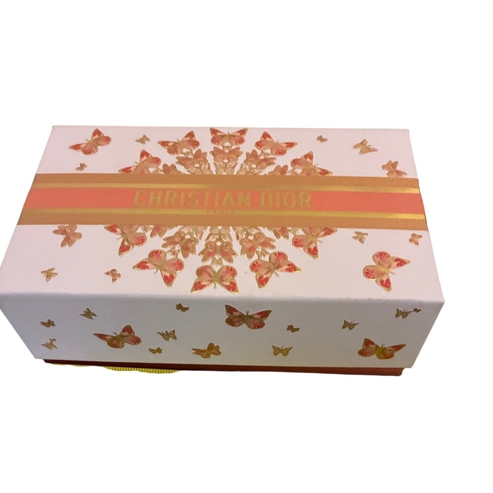 Christian Dior Gift Box White 9"x5" with tissue paper + sticker luxury designer
